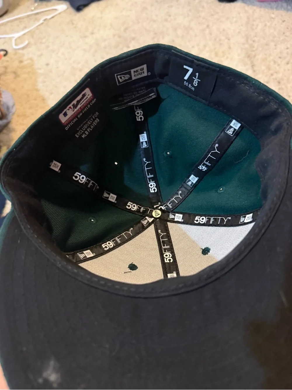 New Era Oakland A's Dark Green Fitted Cap